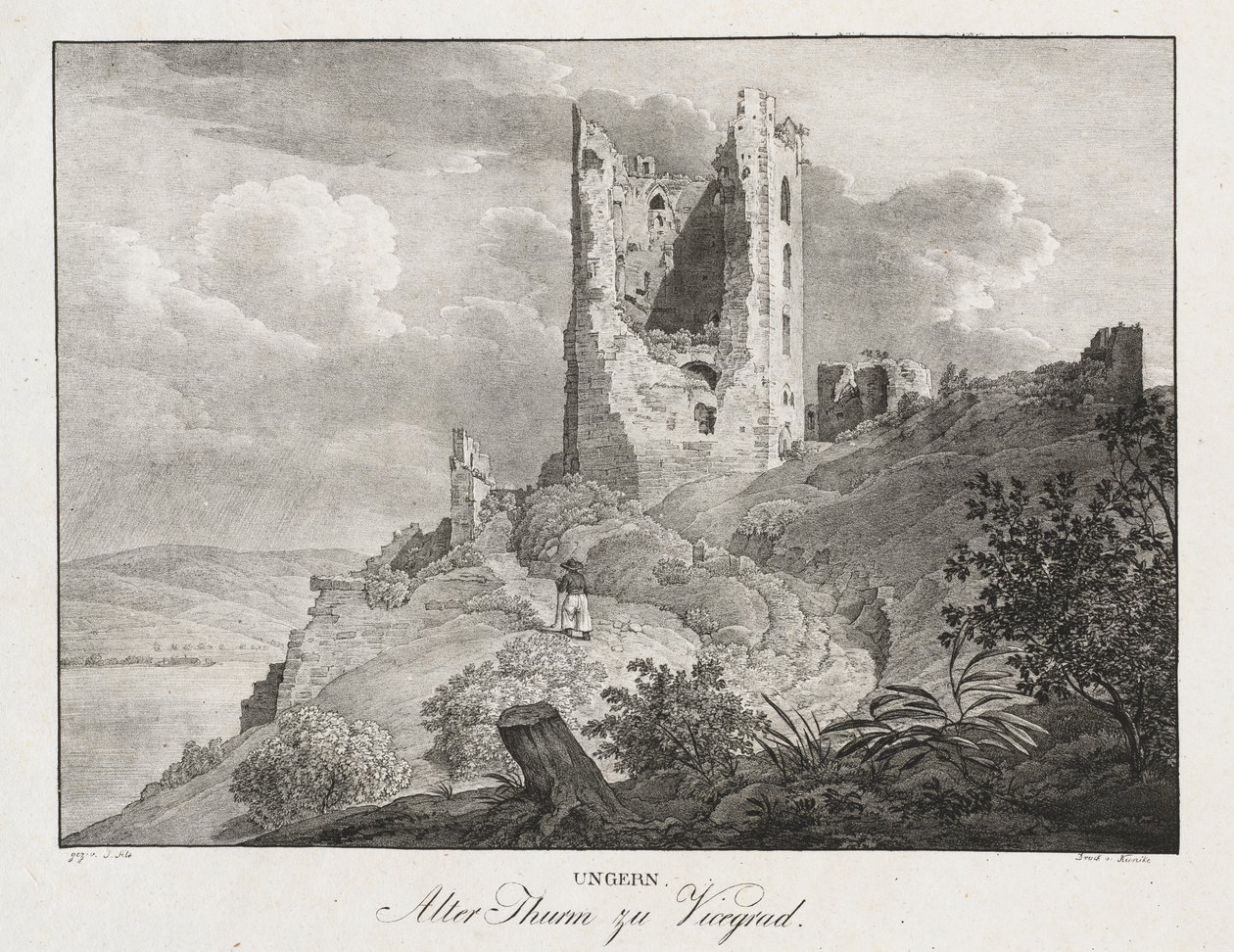 Hongrie, Ancienne tour de Vicegrad - Jakob Alt