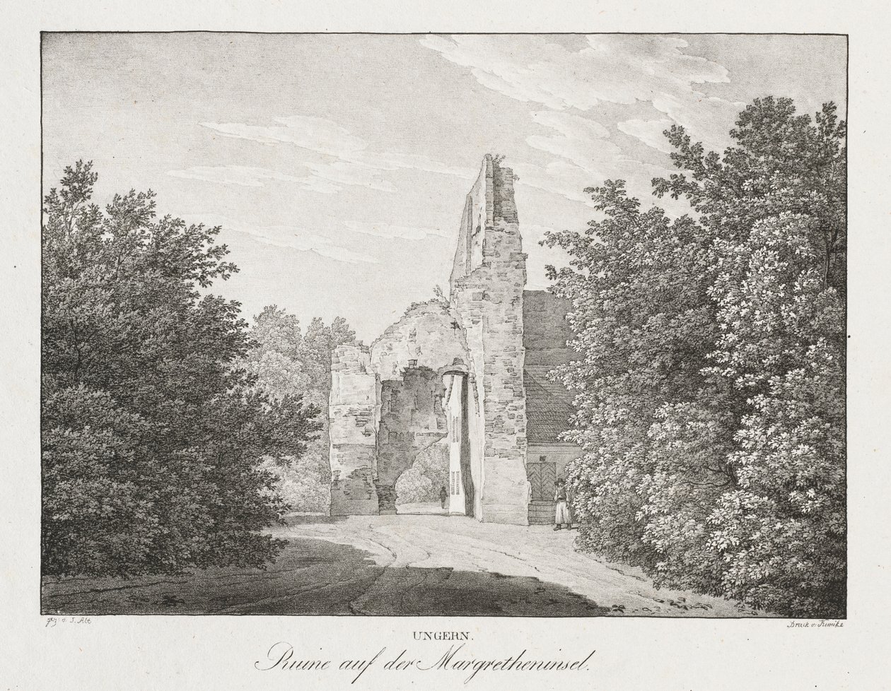 Ungern, ruines sur l