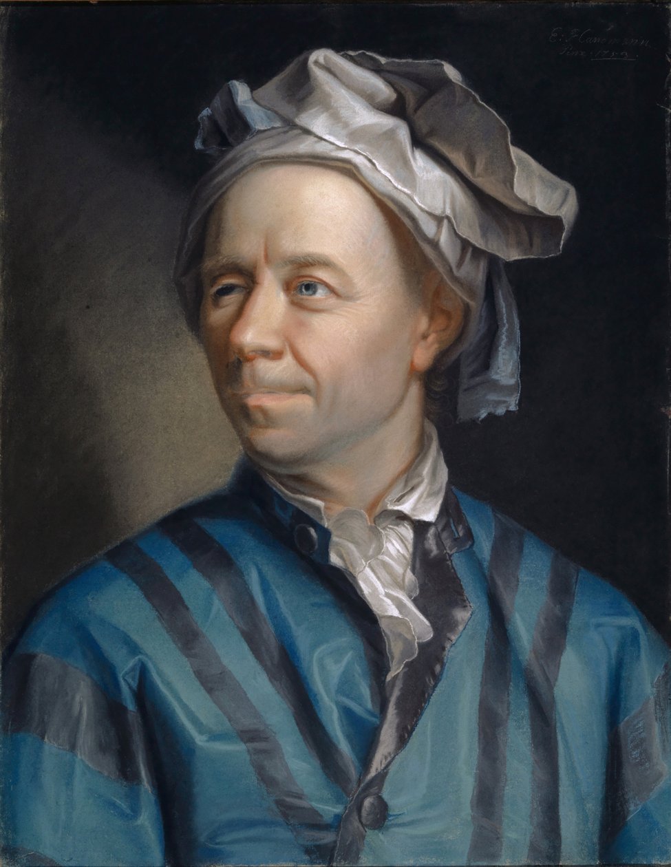 Portrait de Leonhard Euler (1707-1783) - Jakob Emanuel Handmann