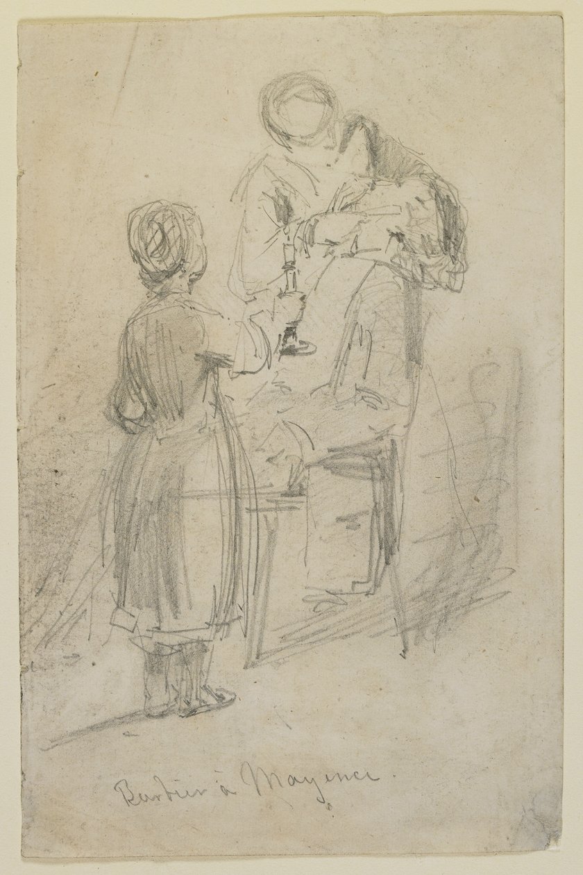 Barbier à Mayence, 1858 - James Abbott McNeill Whistler
