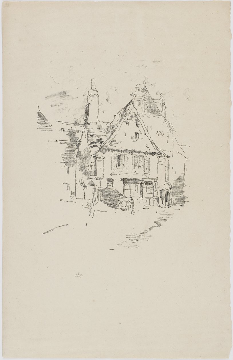 Toits à pignon, Vitré, 1893 - James Abbott McNeill Whistler
