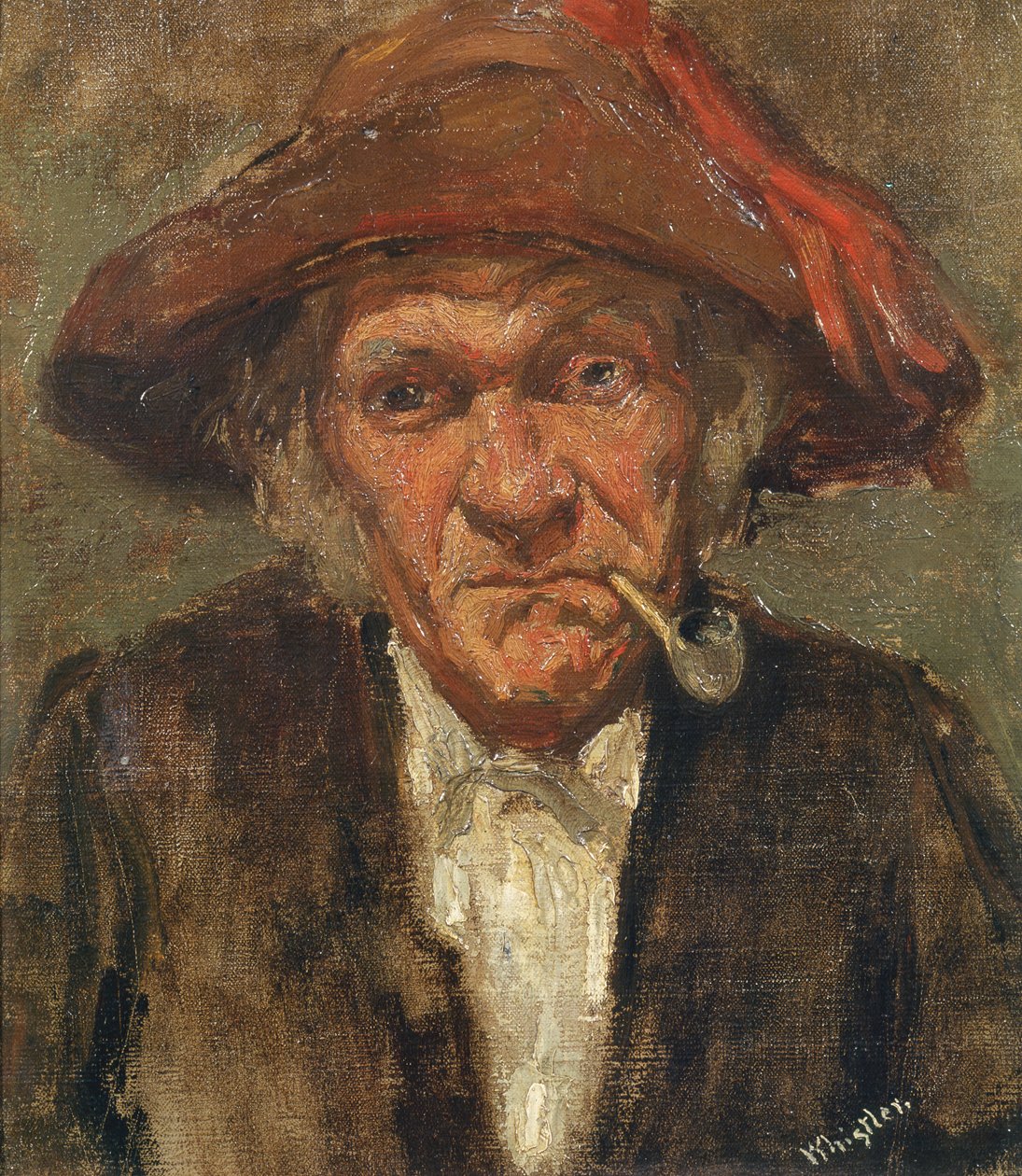Homme fumant une pipe, c.1859 - James Abbott McNeill Whistler