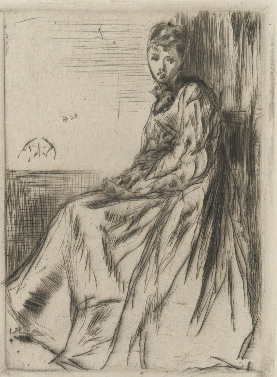 Maude, assise, 1873 - James Abbott McNeill Whistler