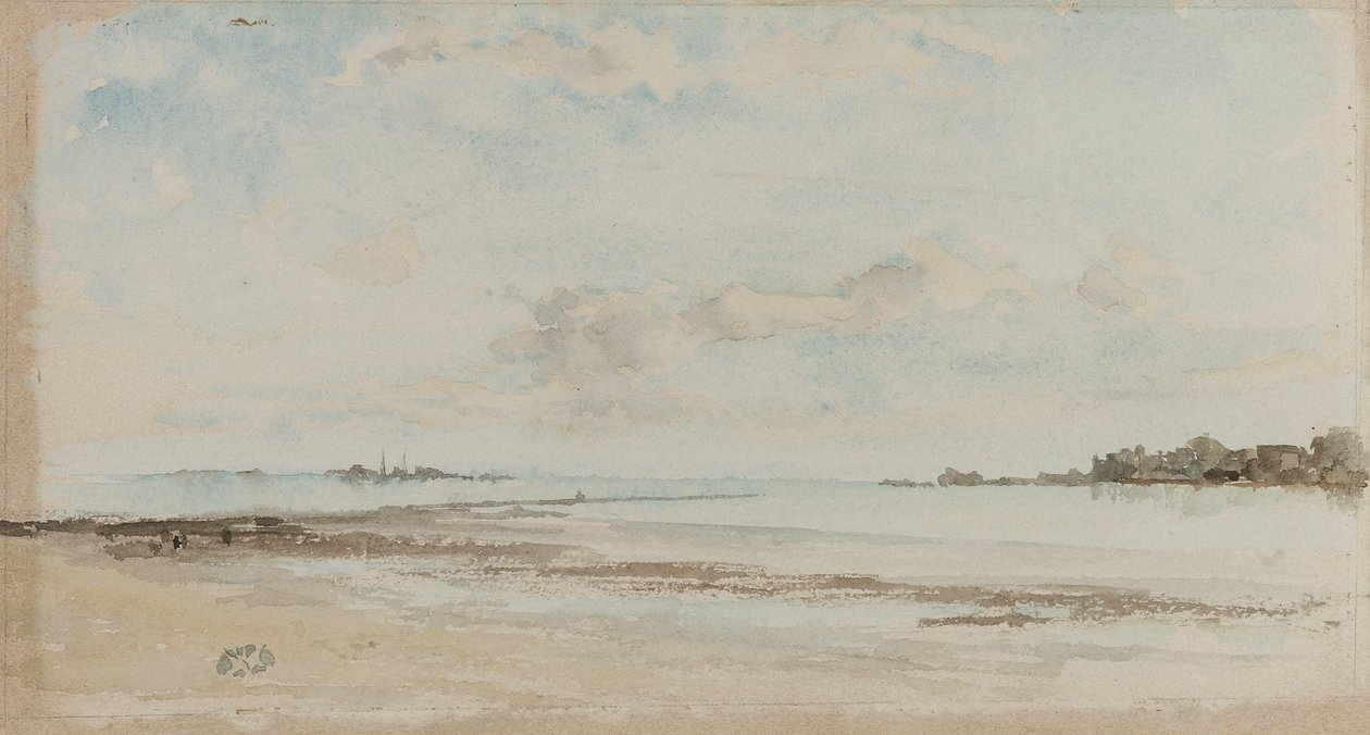 Note en bleu et opale : Jersey, 1881 - James Abbott McNeill Whistler