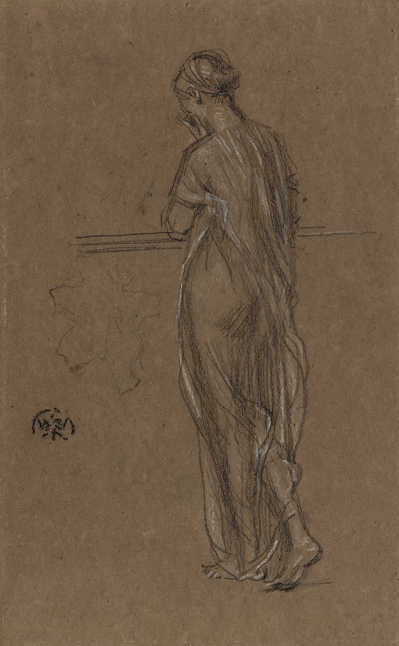 Figure drapée debout, c.1868 - James Abbott McNeill Whistler
