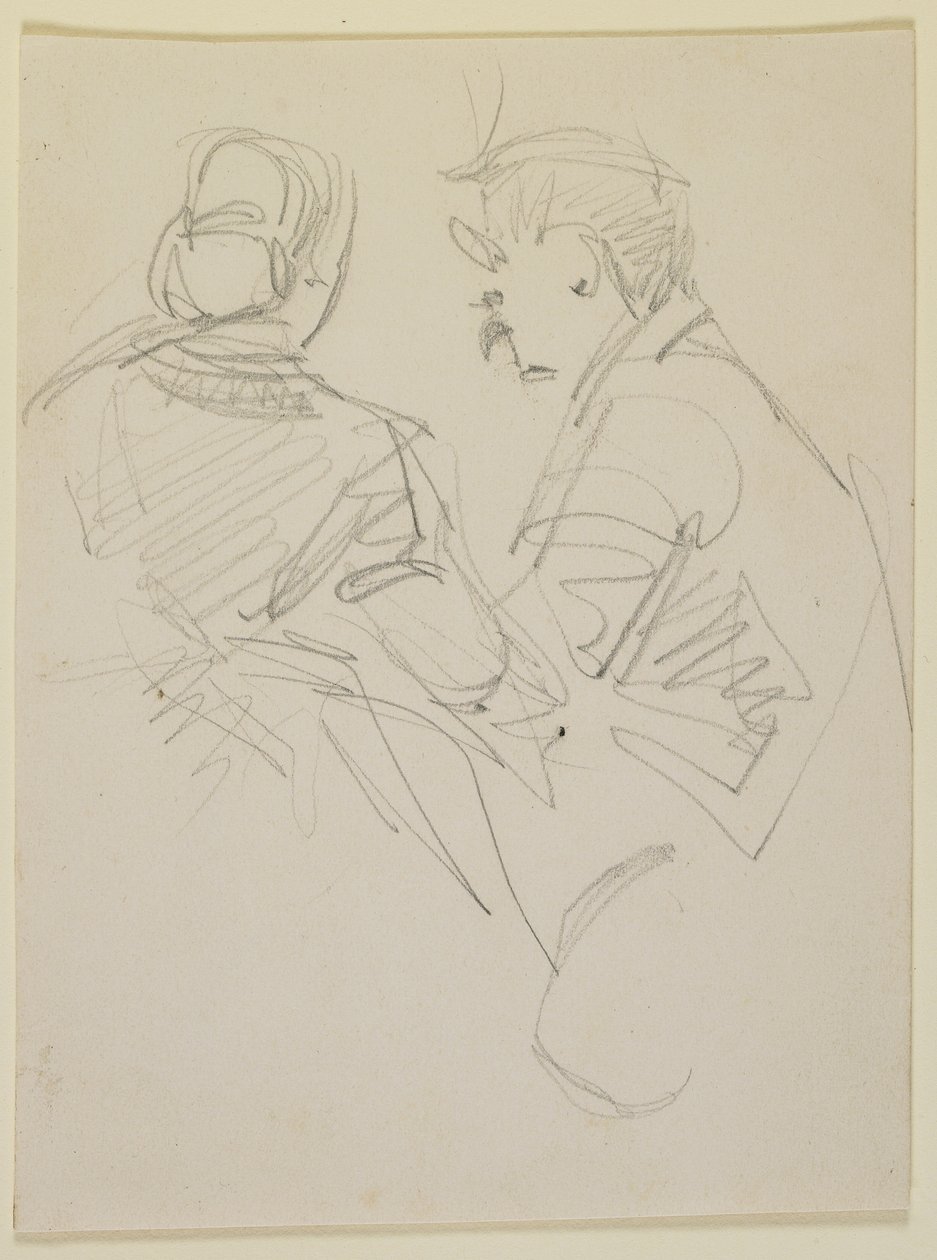 Deux figures, 1858 - James Abbott McNeill Whistler