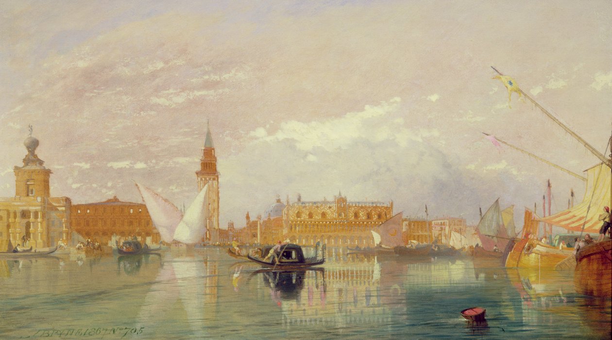 Vue de Venise, 1867 - James Baker Pyne