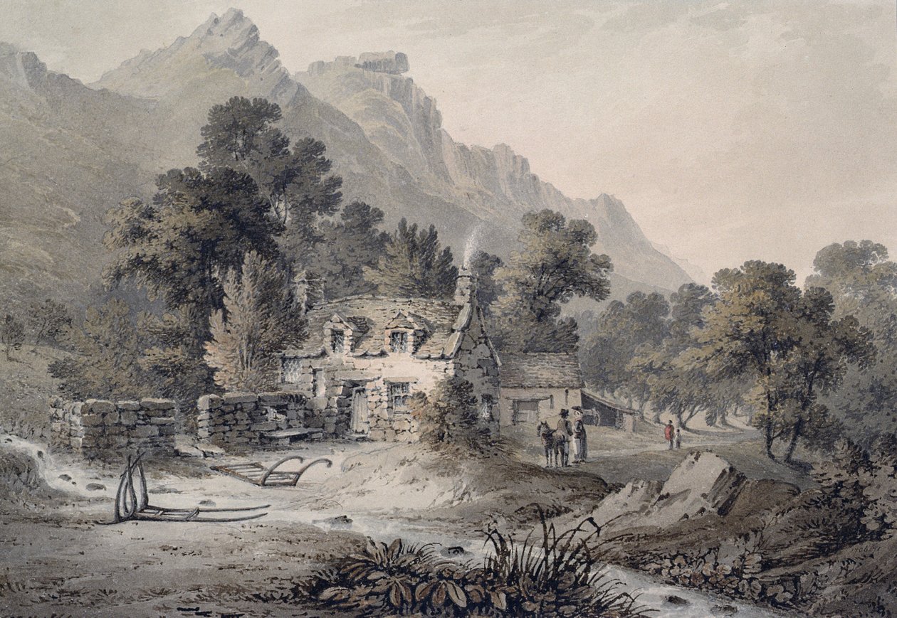 Cottage près de Dolgelly - James Bourne