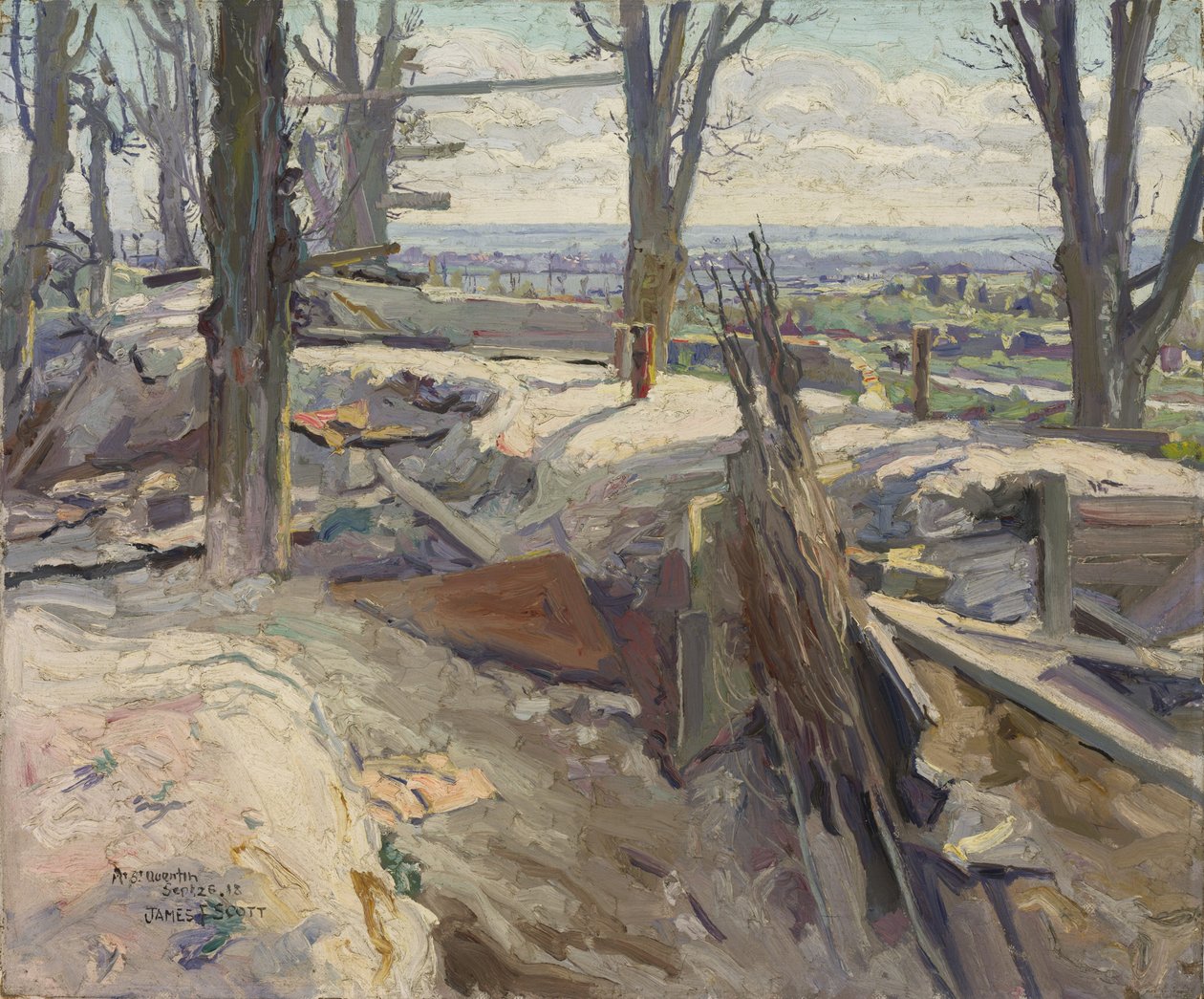 Mont St Quentin, 1918 - James F. Scott