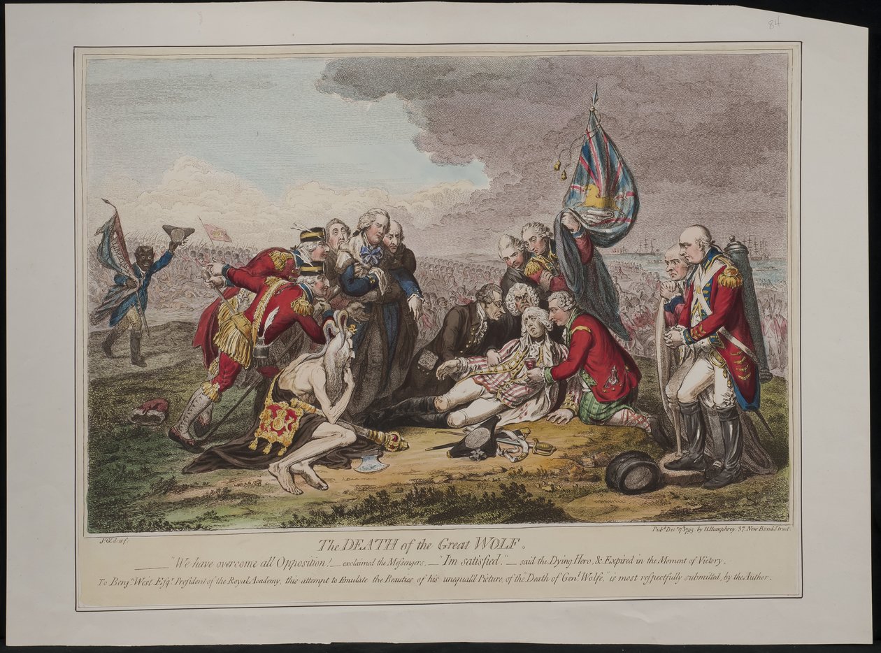 La Mort du Grand Loup, 1795 - James Gillray