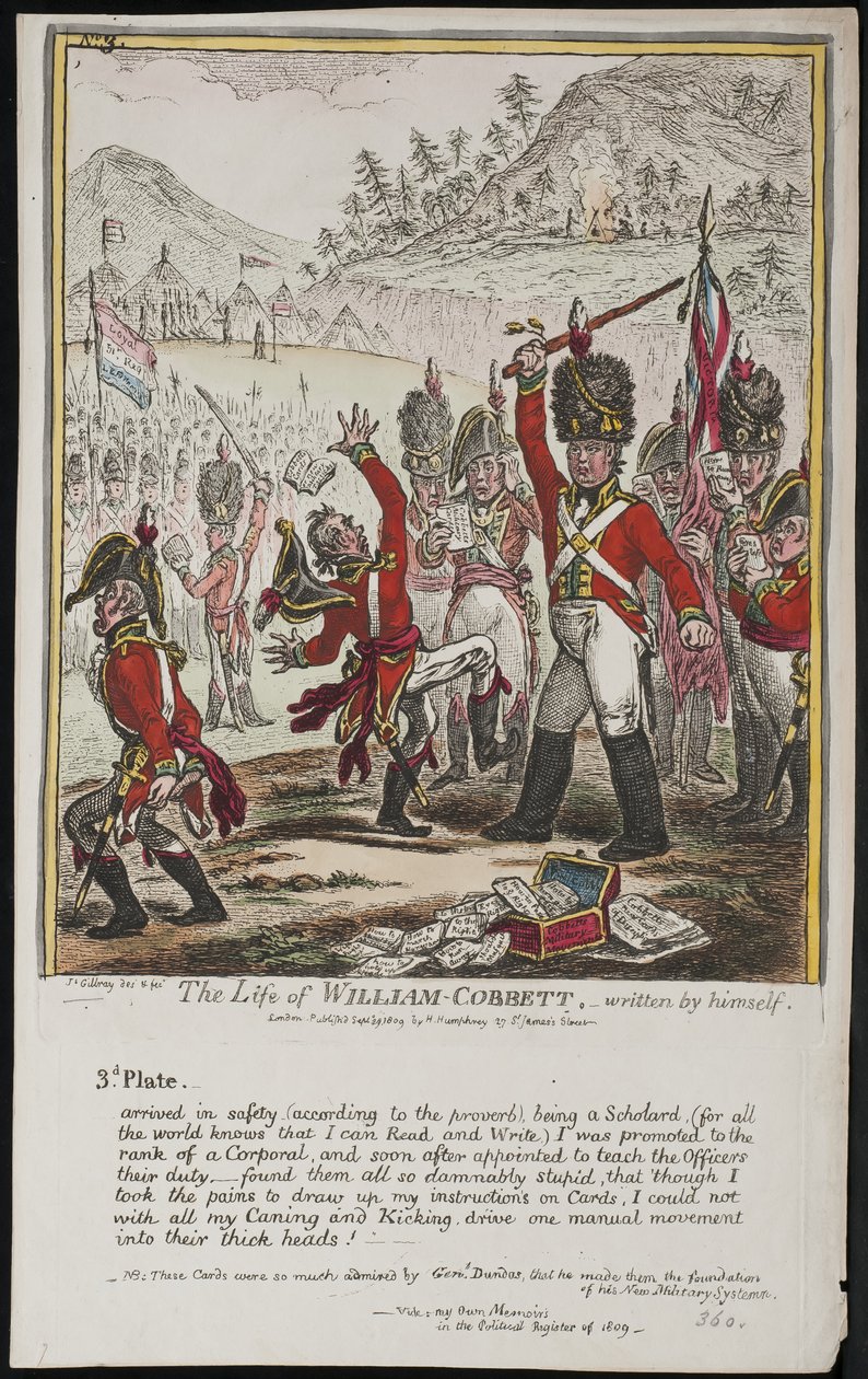 La Vie de William Cobbett, écrite par lui-même - James Gillray