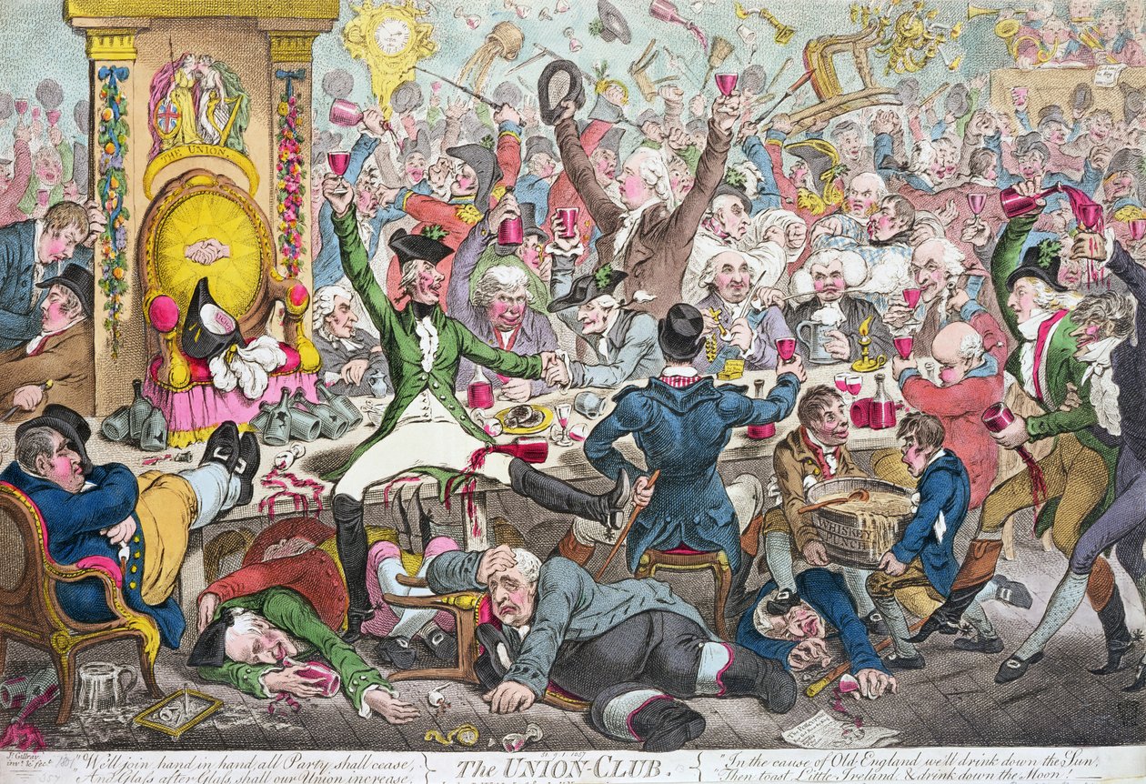 Le Union Club, 1801 - James Gillray