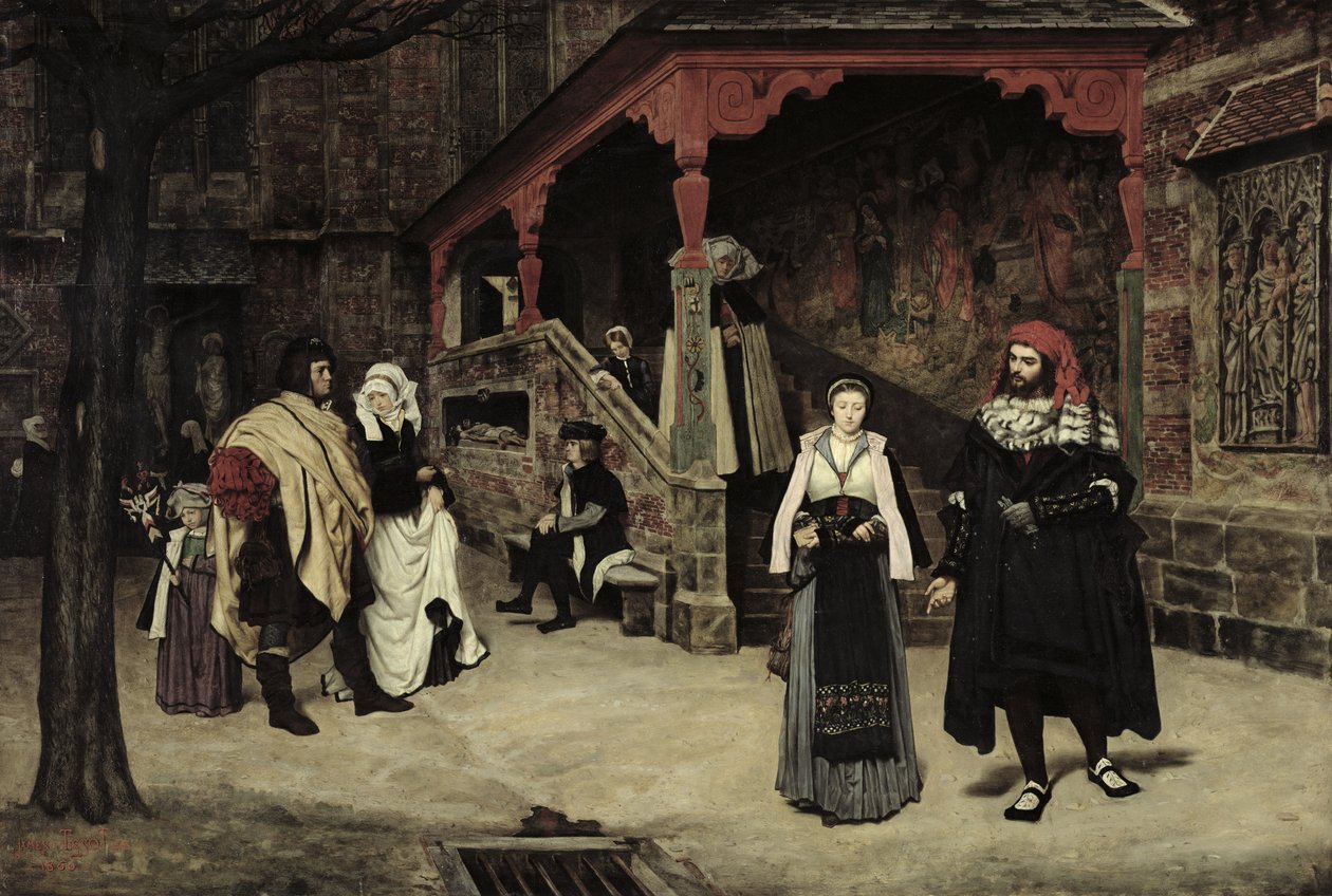 La Rencontre de Faust et Marguerite - James Jacques Joseph Tissot