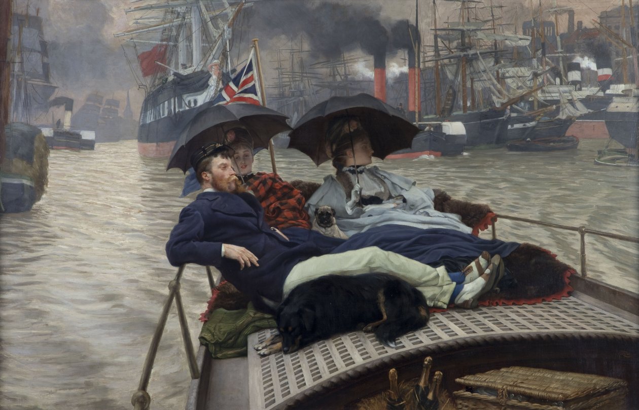 La Tamise, 1876 - James Jacques Joseph Tissot