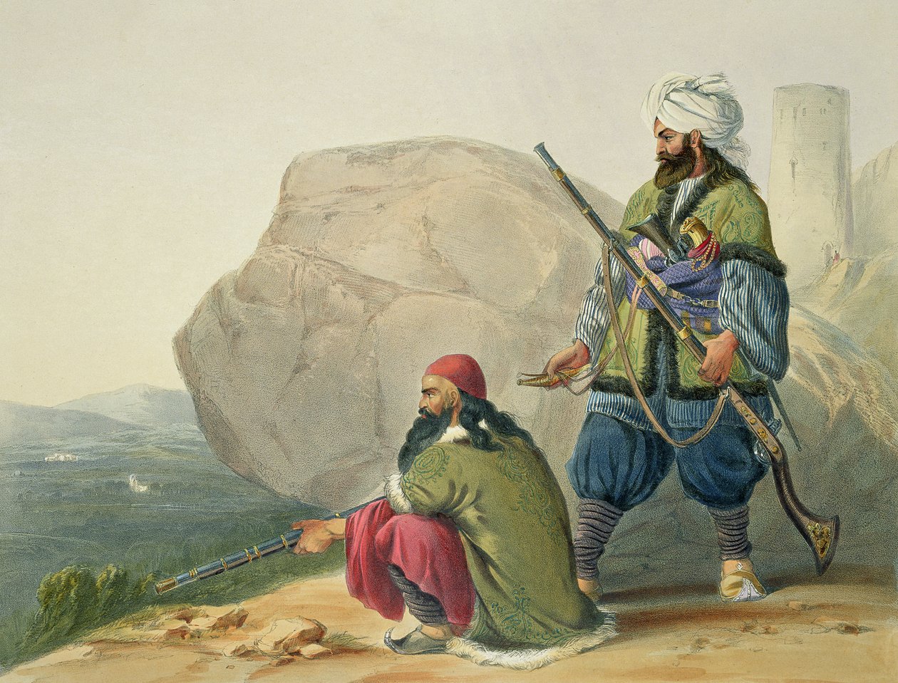 Soldats afghans en tenue d