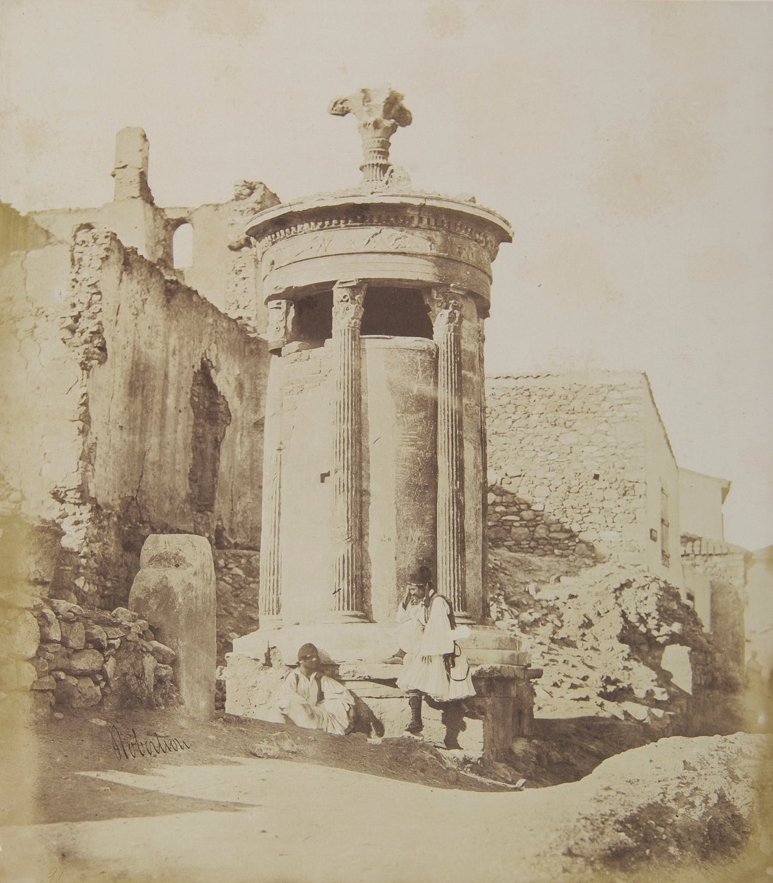 Le monument de Lysicrates depuis le nord-ouest - James Robertson
