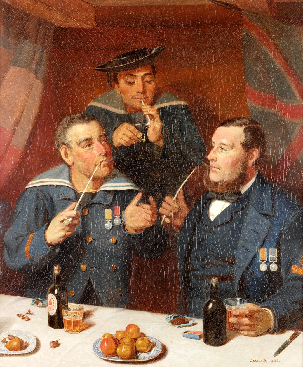 Pipe de la paix, 1864 - James Stokeld