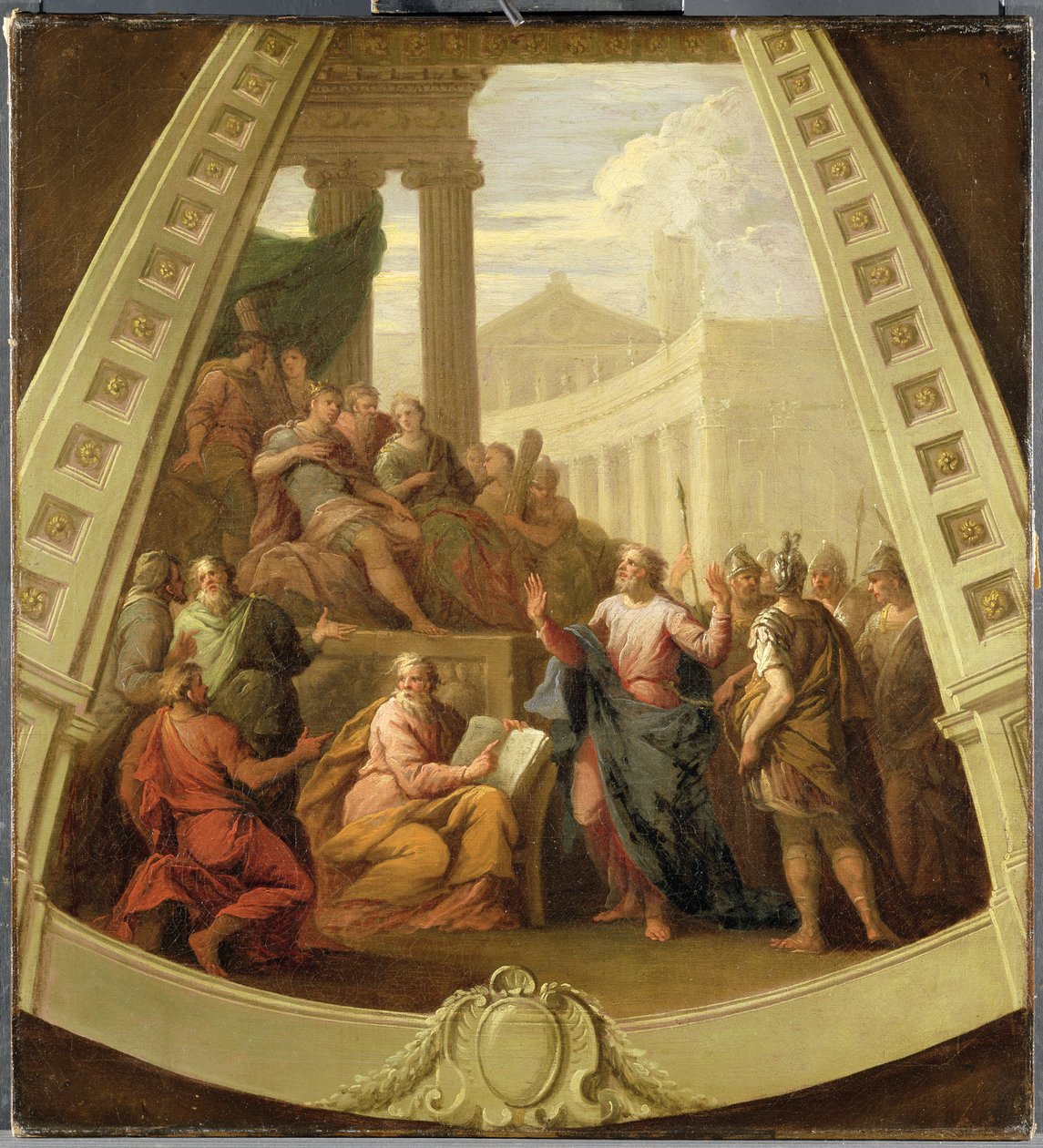 Saint Paul devant Agrippa, vers 1710 - James Thornhill