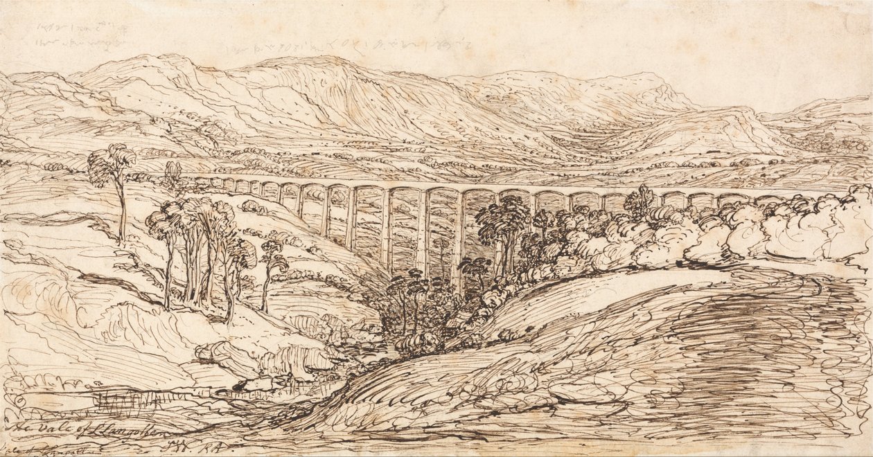 La vallée de Llangollen - James Ward