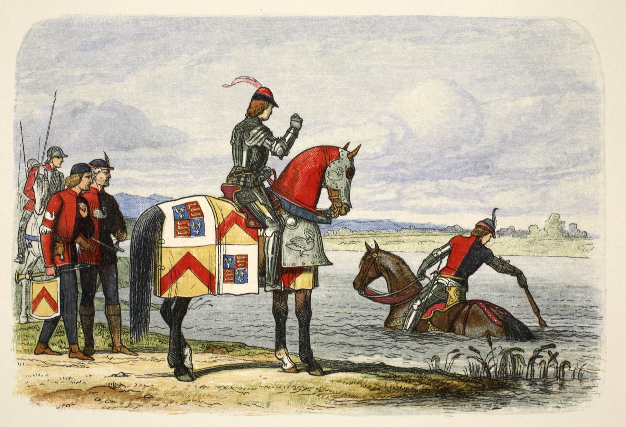 Buckingham trouve la Severn infranchissable, 18 octobre 1483, de 