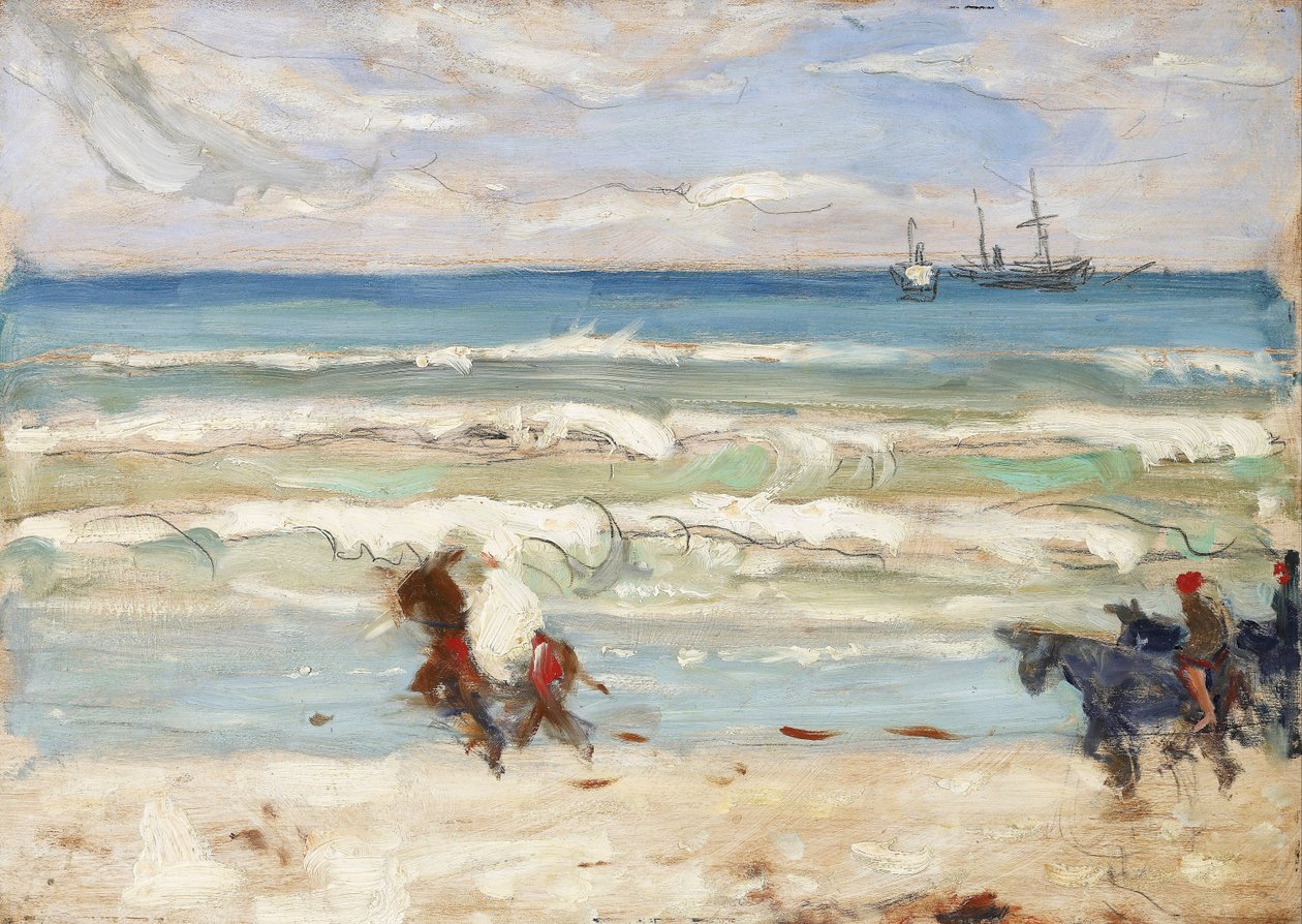 Scène de plage, Tanger - James Wilson Morrice