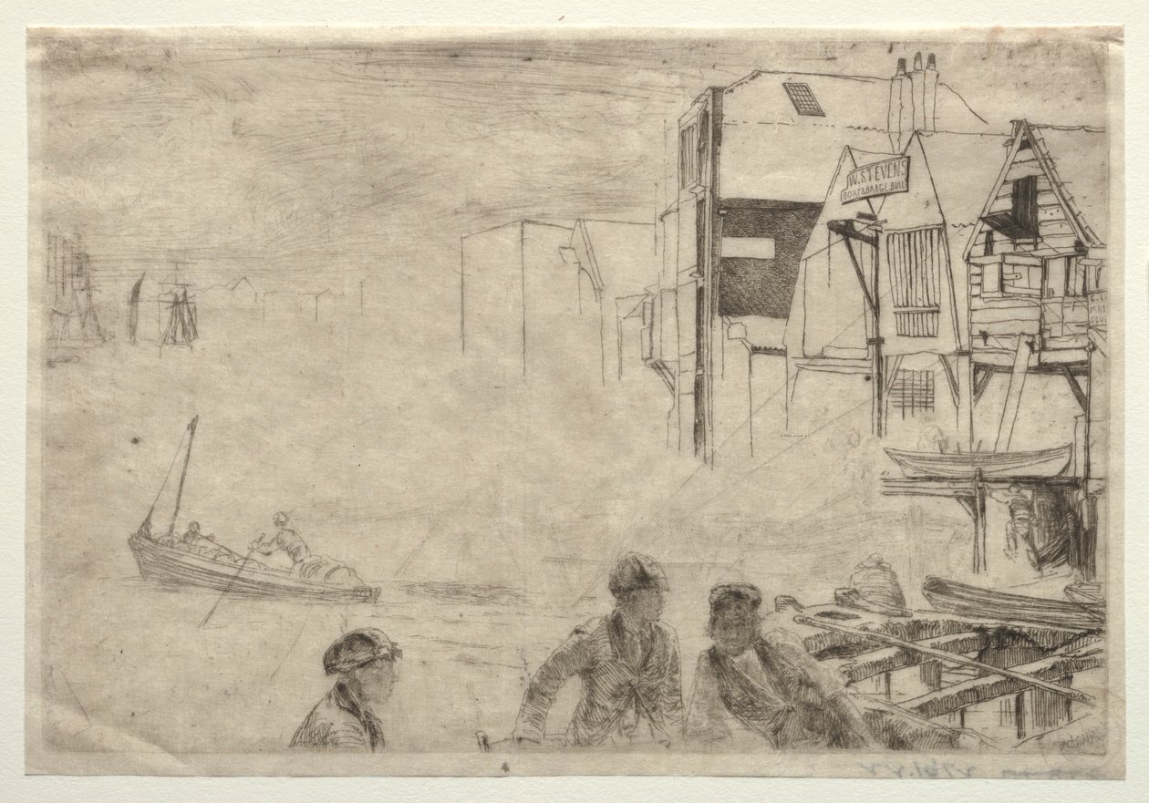 Un quai - James Abbott McNeill Whistler