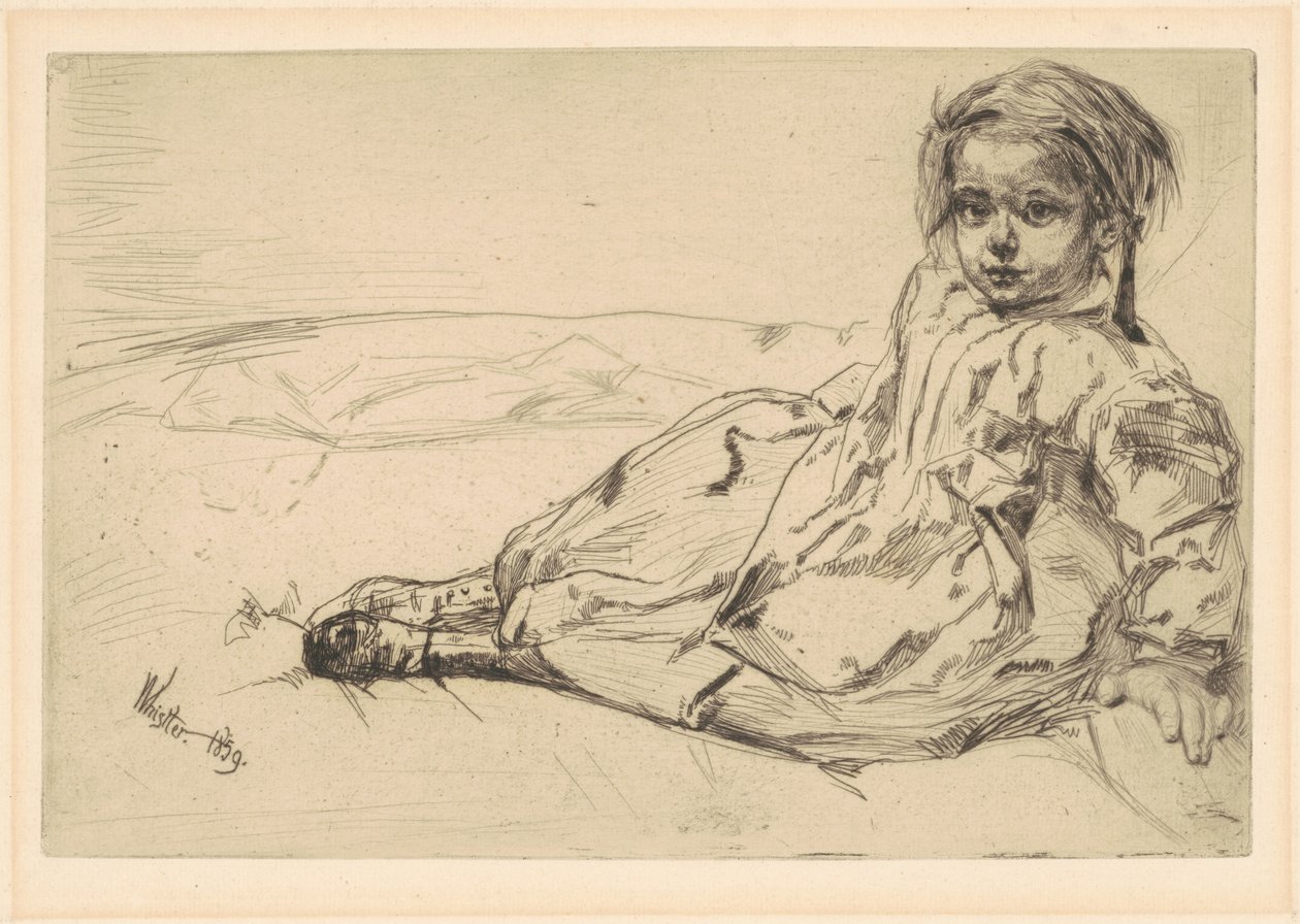 Bibi Valentin, 1859 - James Abbott McNeill Whistler