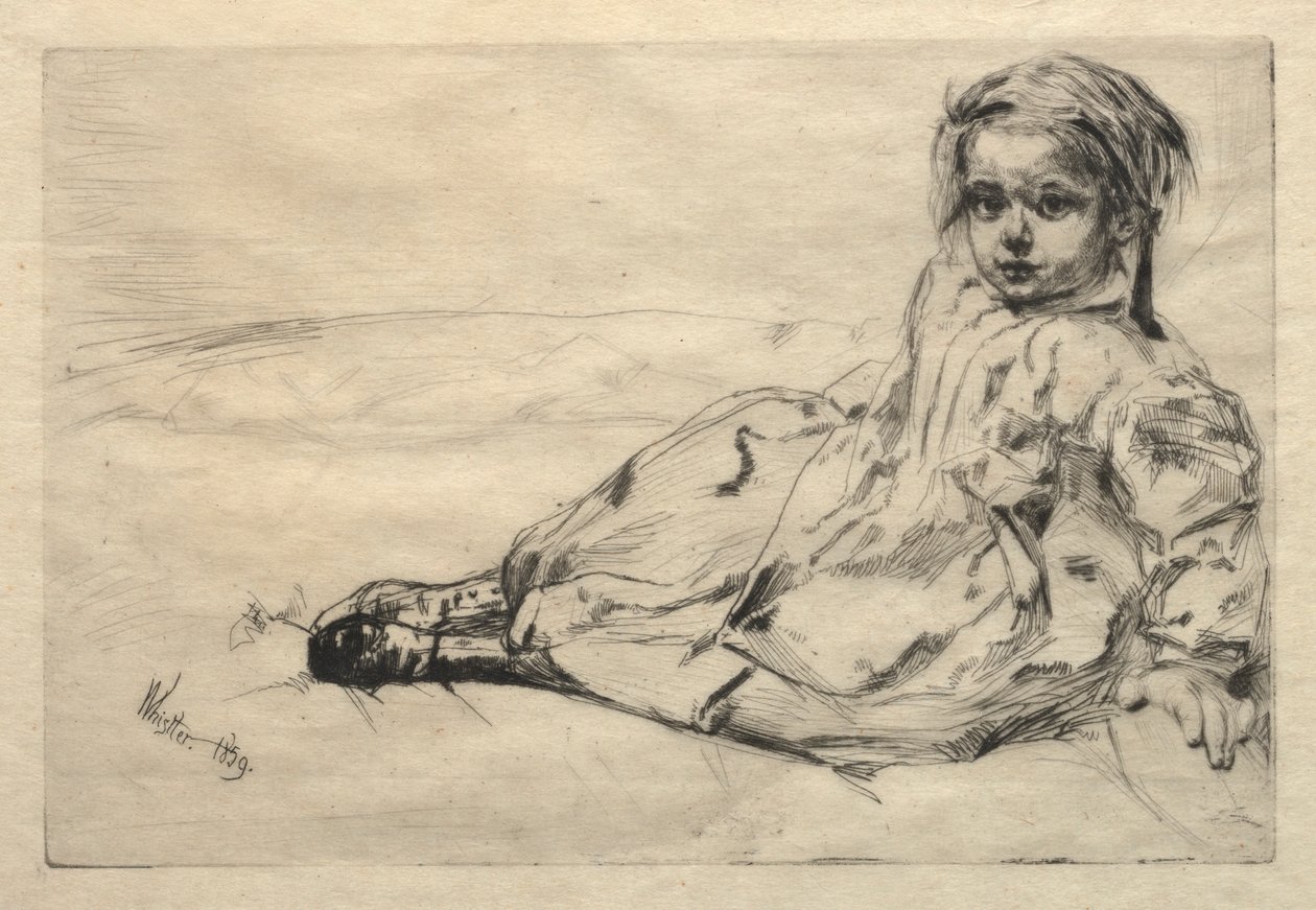 Bibi Valentin, 1859 - James Abbott McNeill Whistler