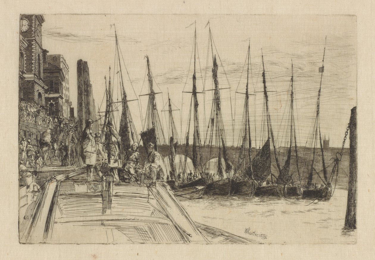 Billingsgate, 1859 - James Abbott McNeill Whistler