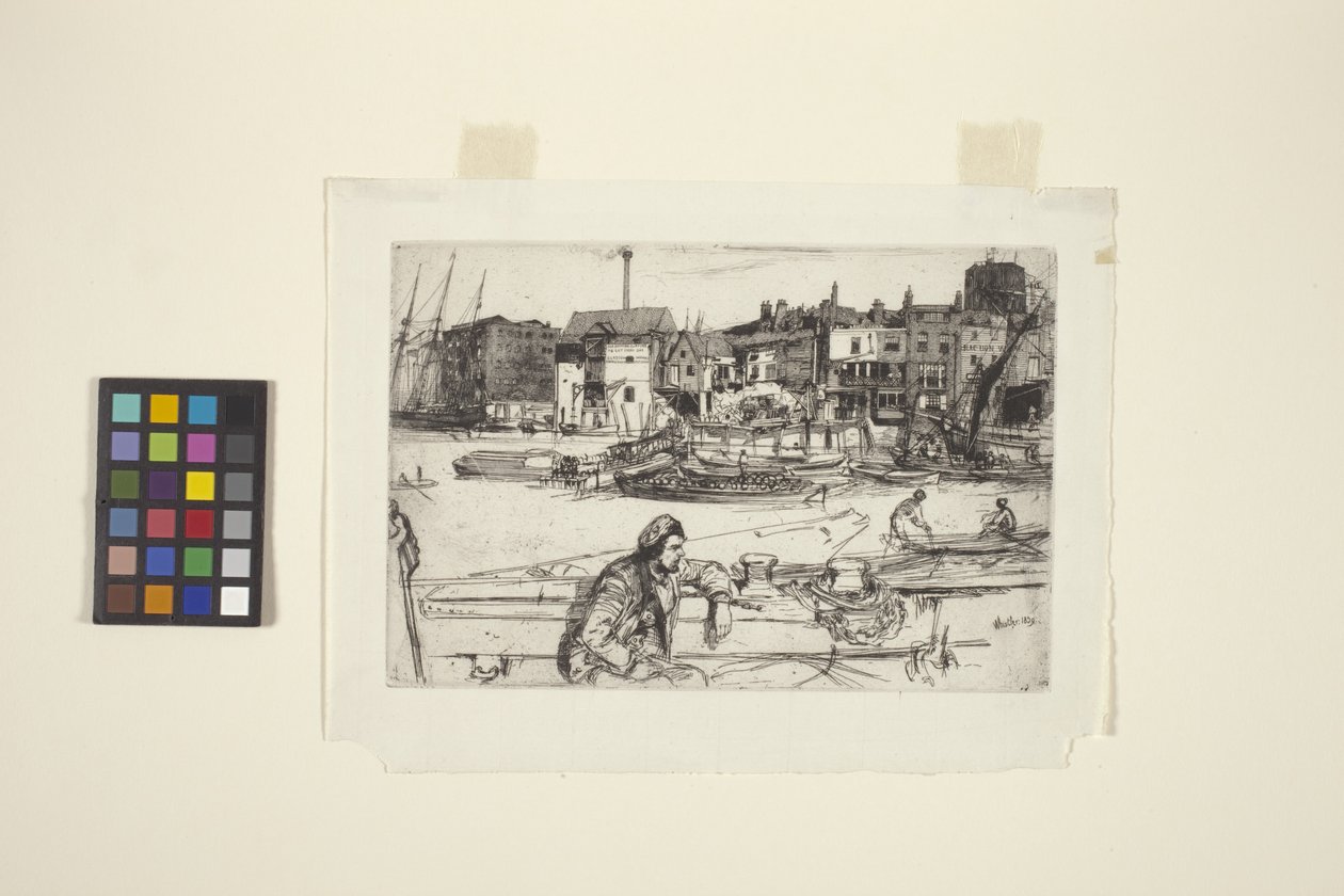 Quai Du Lion Noir - James Abbott McNeill Whistler