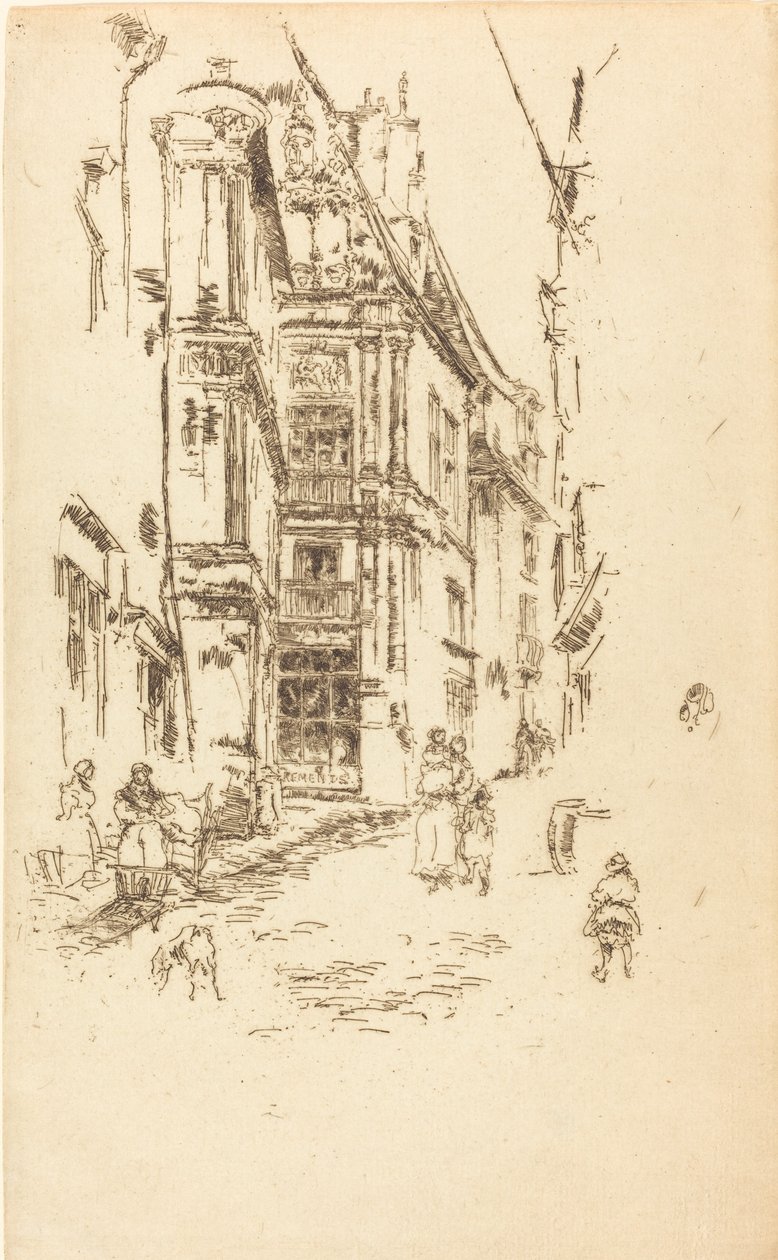 Chancellerie, Loches, 1888 - James Abbott McNeill Whistler