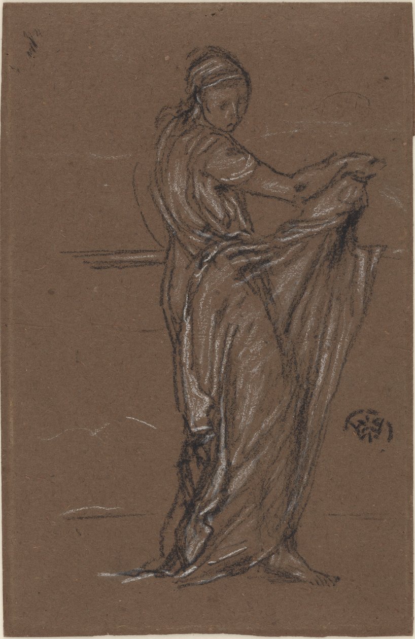Figure féminine drapée, 1870-1873 - James Abbott McNeill Whistler