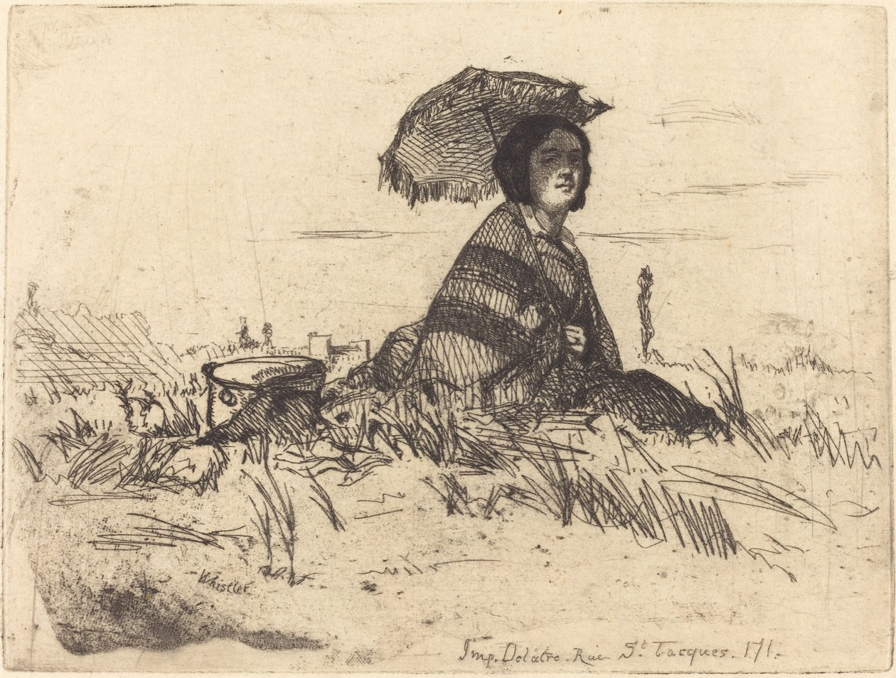 En Plein Soleil, 1858 - James Abbott McNeill Whistler