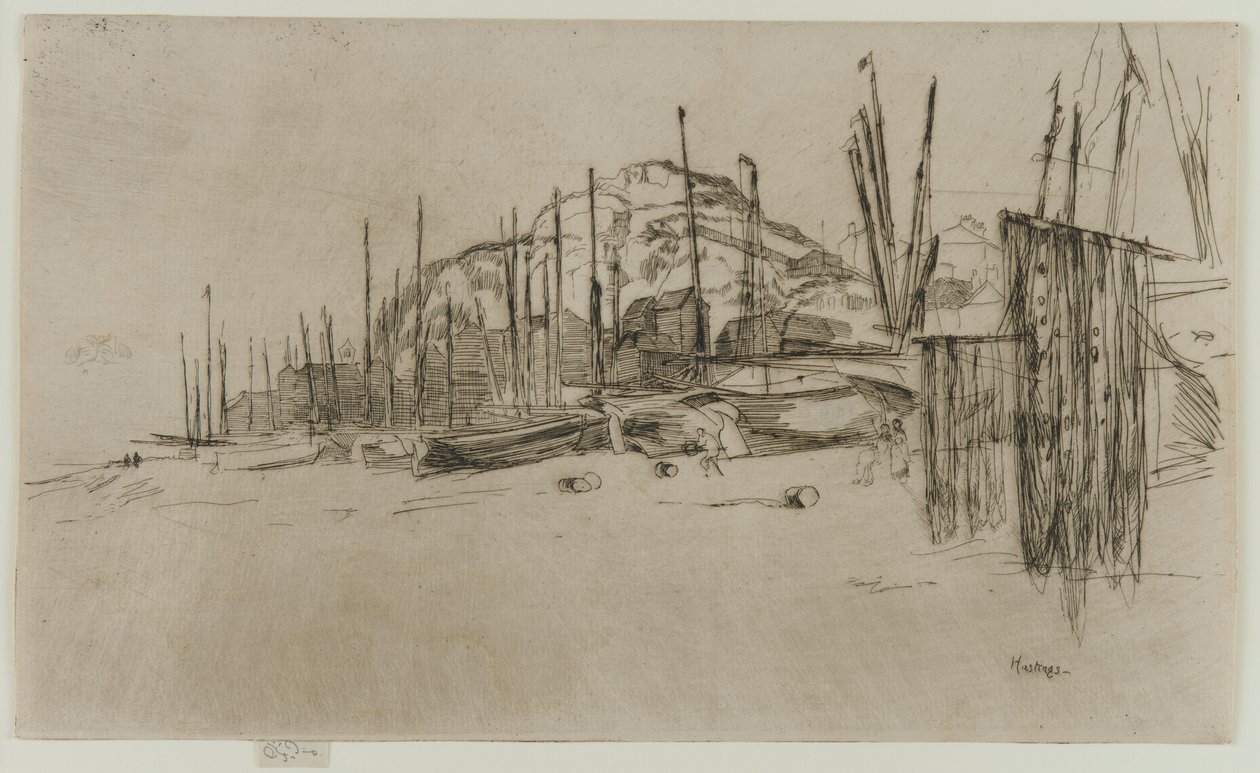 Bateaux de pêche, Hastings - James Abbott McNeill Whistler