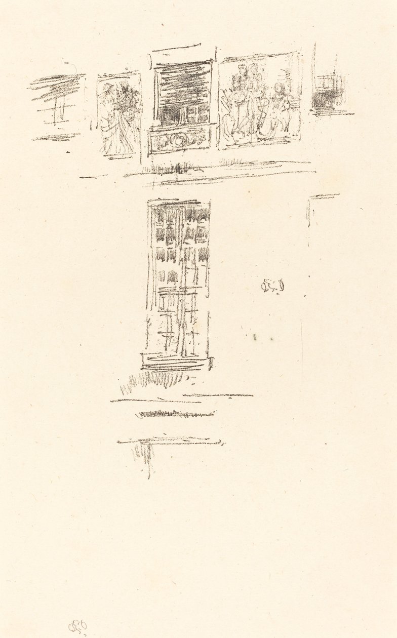 Hôtel Colbert, fenêtres, 1891 - James Abbott McNeill Whistler