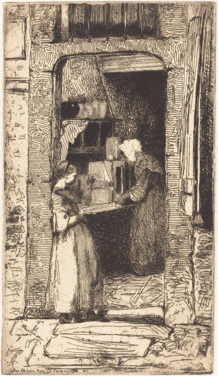 La Marchande de Moutarde, 1858 - James Abbott McNeill Whistler