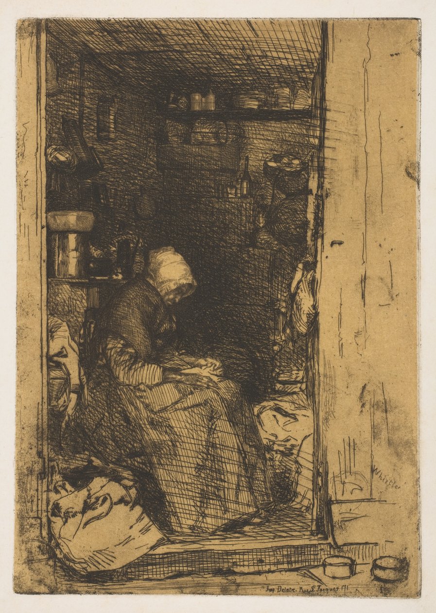 La Vieille aux Loques, 1858. - James Abbott McNeill Whistler