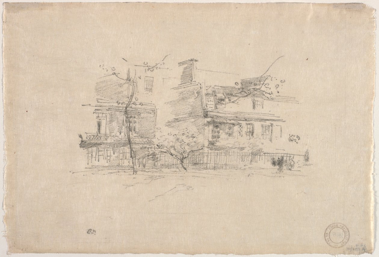 Lindsay Row, Chelsea, 1888 - James Abbott McNeill Whistler