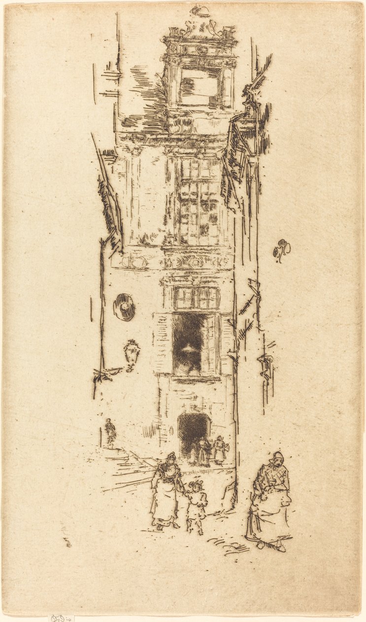 Mairie, Loches, 1888 - James Abbott McNeill Whistler