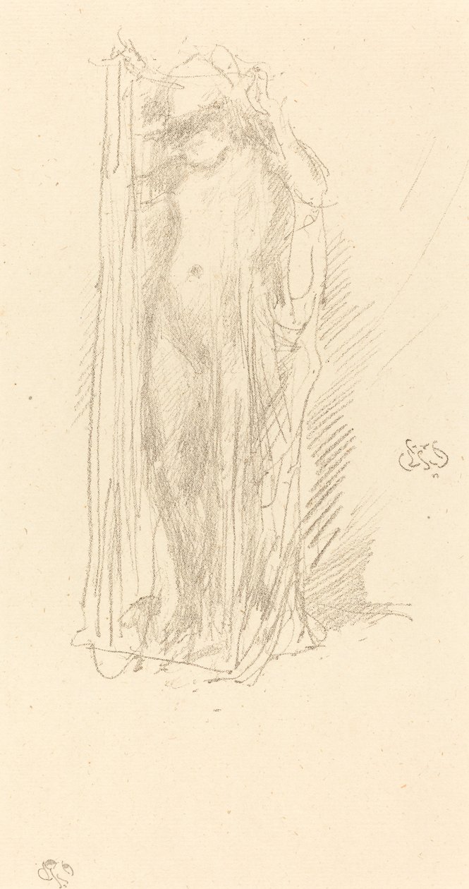 Drapé de modèle, vers 1889 - James Abbott McNeill Whistler