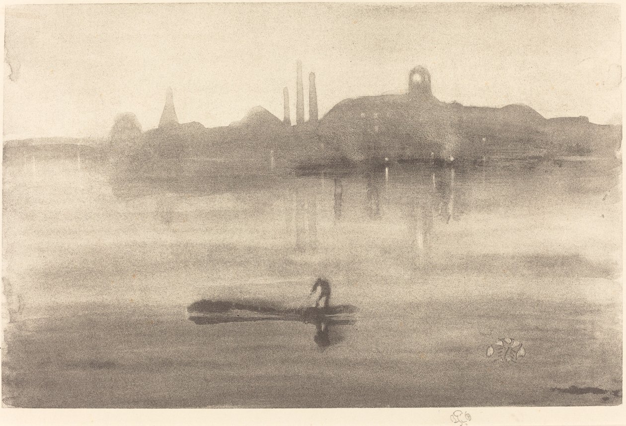 Nocturne, 1878 - James Abbott McNeill Whistler