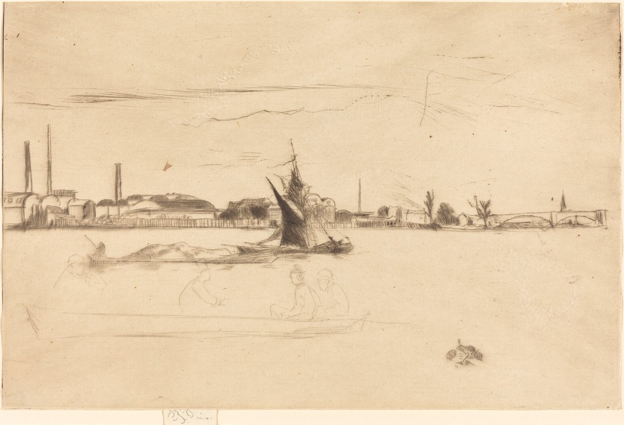 Usine de bougies Price, vers 1875 - James Abbott McNeill Whistler