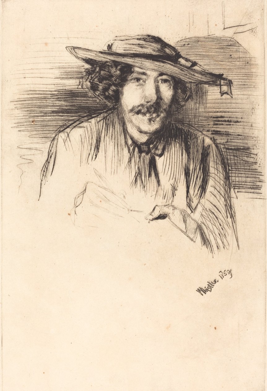 Autoportrait, 1859 - James Abbott McNeill Whistler