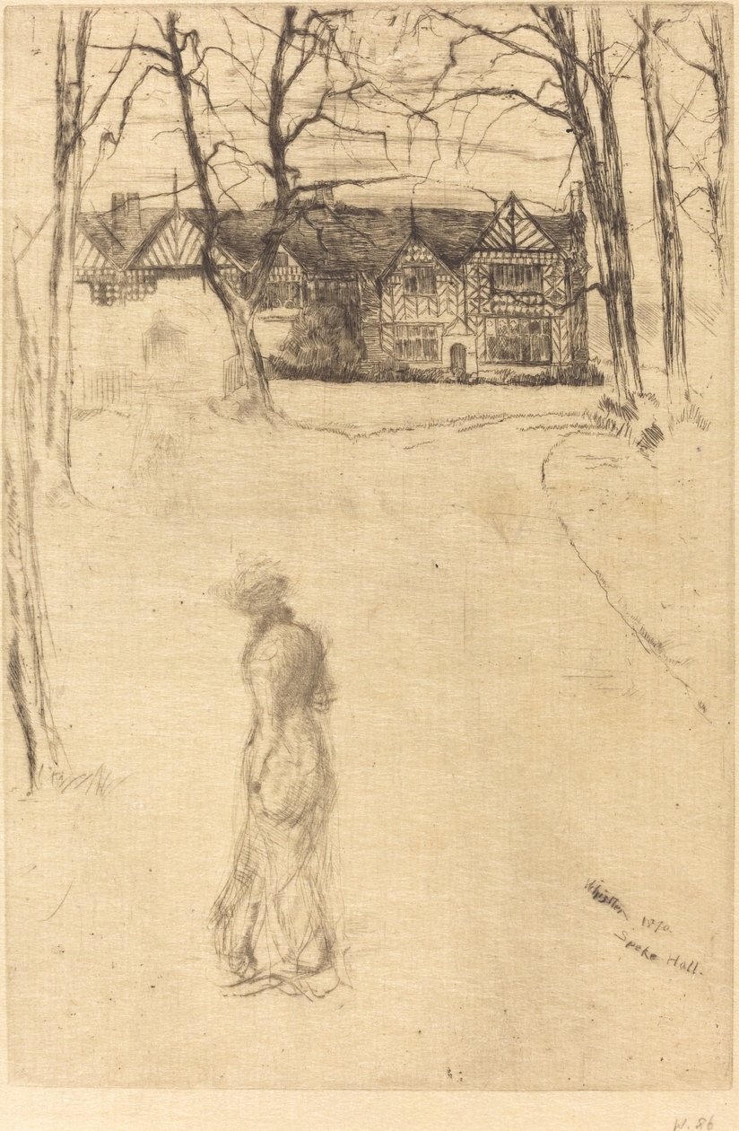 Speke Hall, No.1, 1870 - James Abbott McNeill Whistler