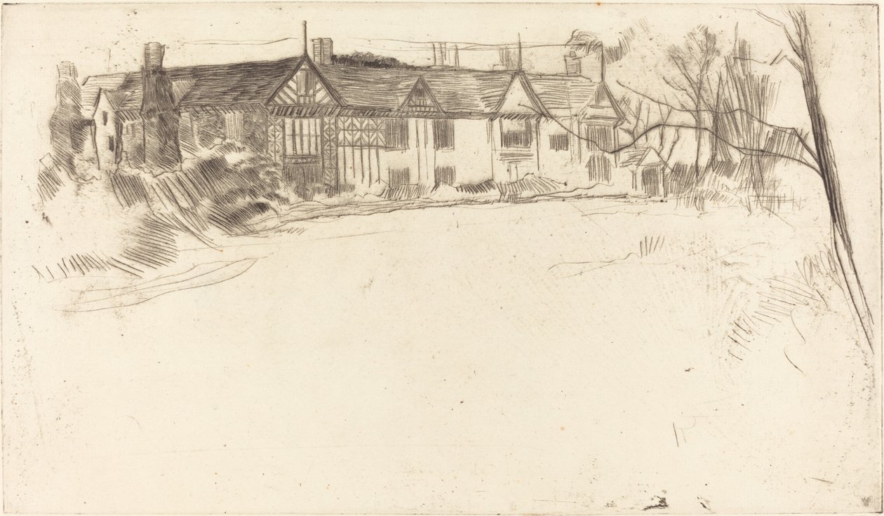 Speke Hall, No.2, 1875 - James Abbott McNeill Whistler