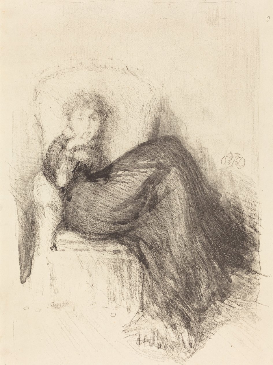 Étude : Maude assise, 1878 - James Abbott McNeill Whistler