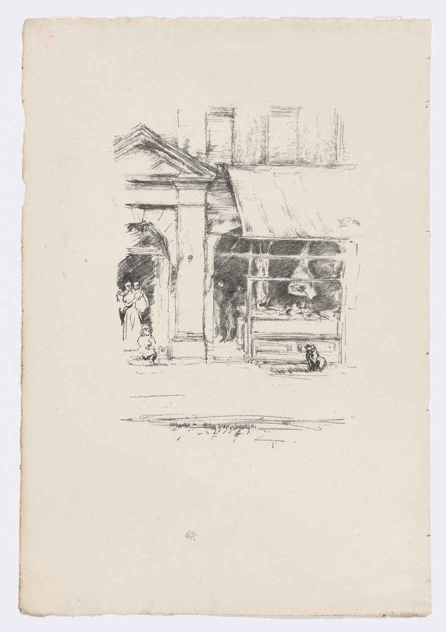 Le chien du boucher - James Abbott McNeill Whistler