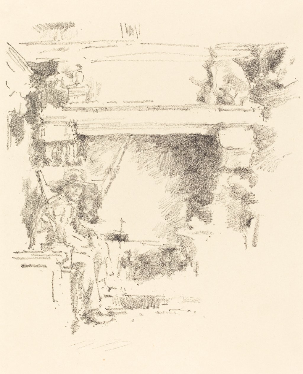 La cheminée - James Abbott McNeill Whistler
