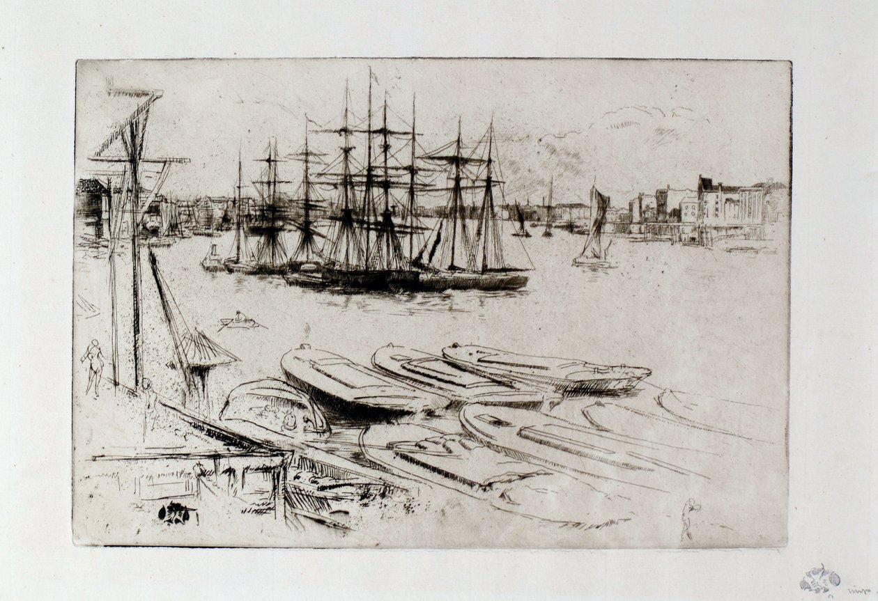 Le Grand Bassin - James Abbott McNeill Whistler