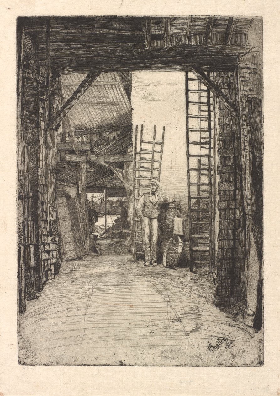 Le chaufournier - James Abbott McNeill Whistler